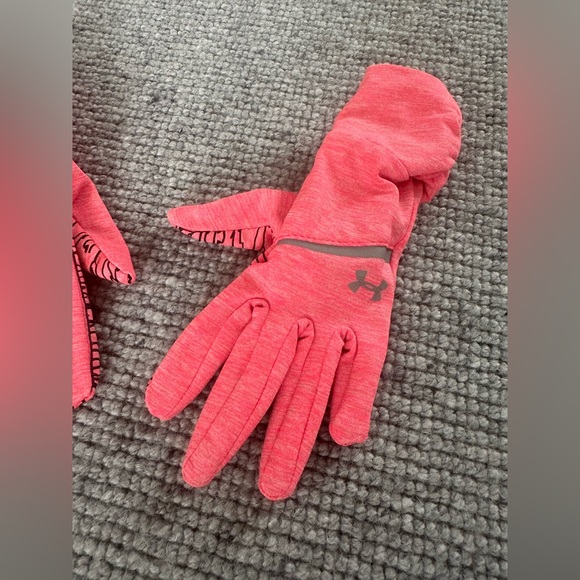 Under Armour Women's Get Set Go Running Gloves Small Pink NEOPULSE - Picture 5 of 9